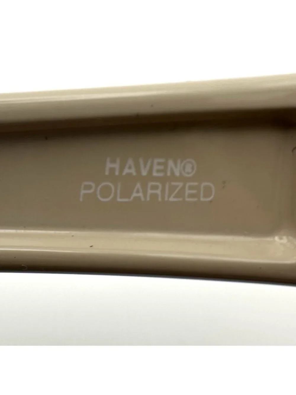 Haven Morgan Beige FitOver Folding Polarized Sunglasses Rhinestones 3HVM46B1S3AD